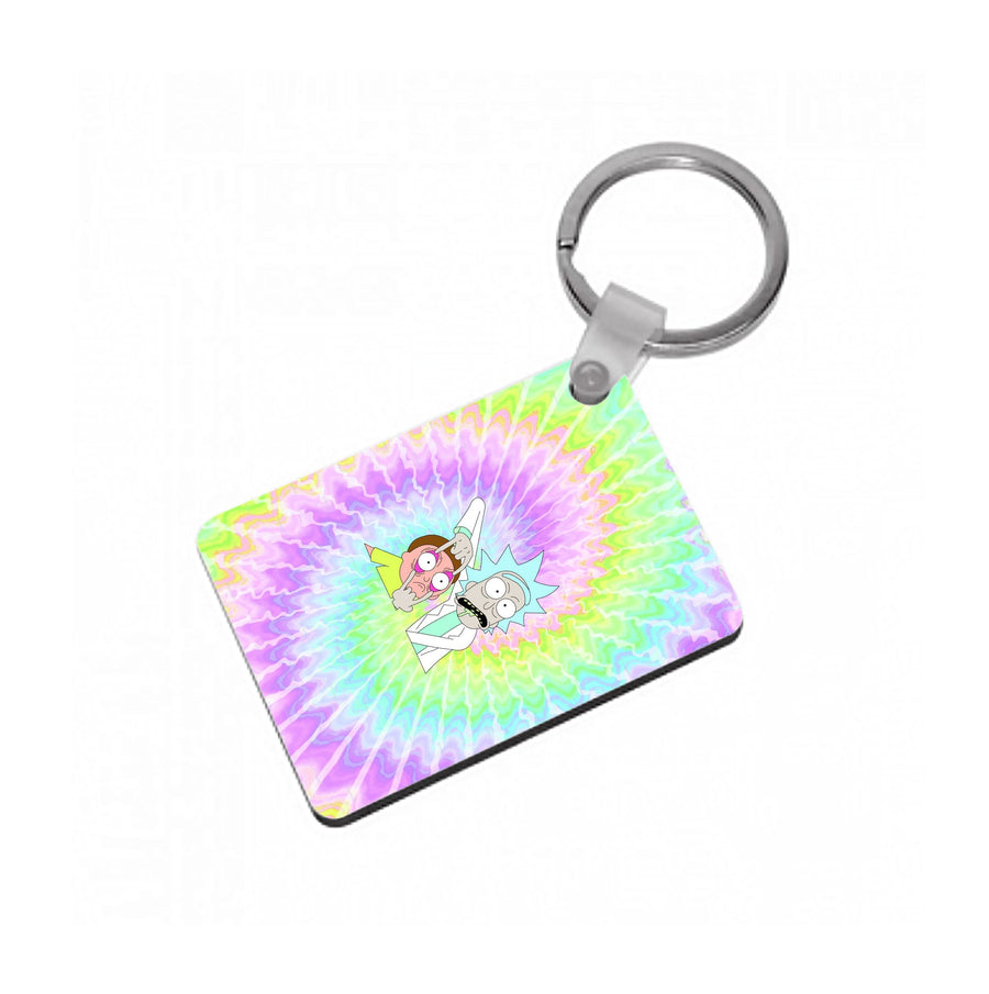 Psychedelic - Rick And Morty Keyring