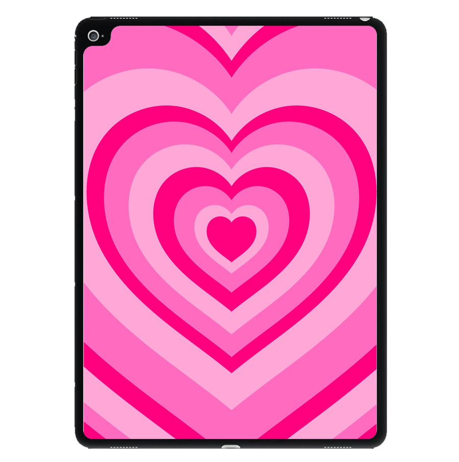 Pink - Colourful Hearts iPad Case