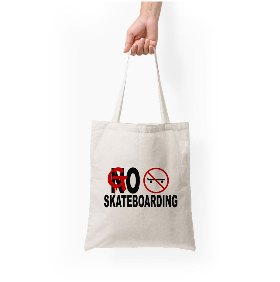 Go Skateboarding - Skate Aesthetic  Tote Bag