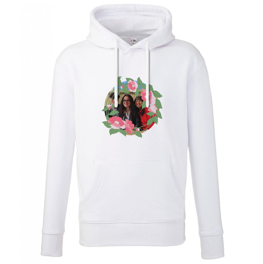Floral Wreath - Personalised Mother's Day Hoodie