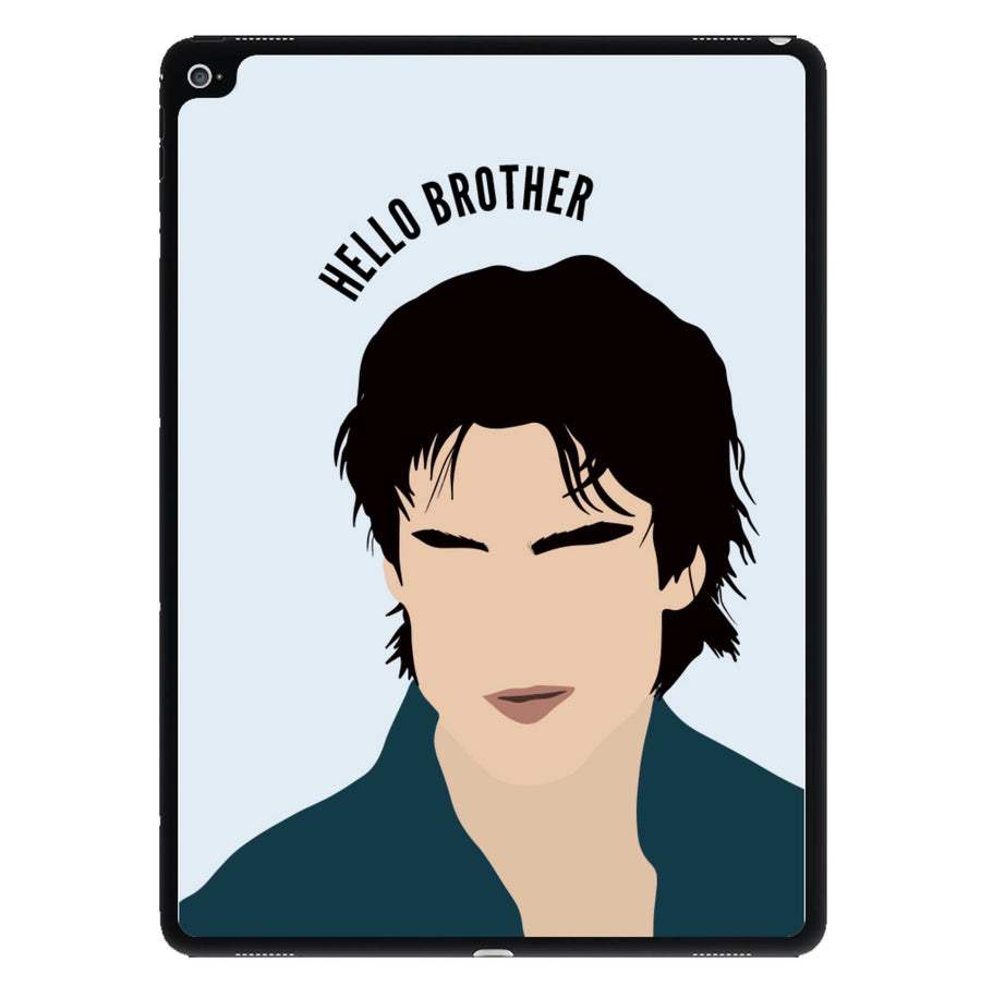 Hello Brother Cartoon - Vampire Diaries iPad Case