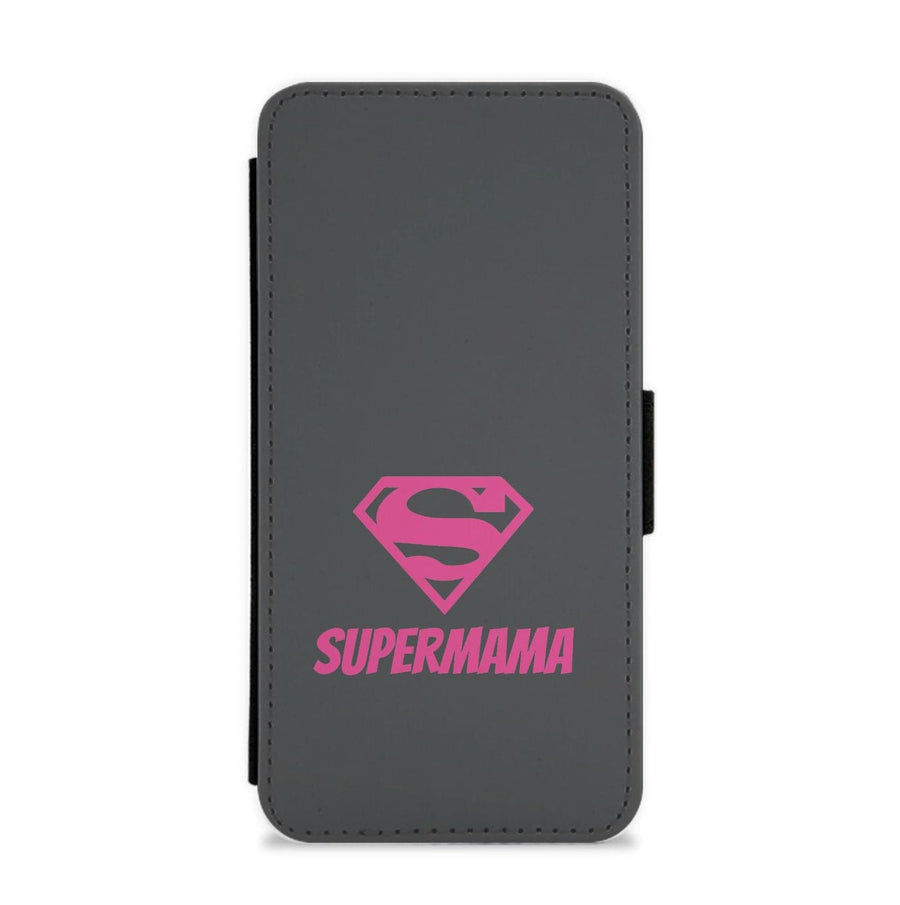 Super Mama - Mothers Day Flip / Wallet Phone Case