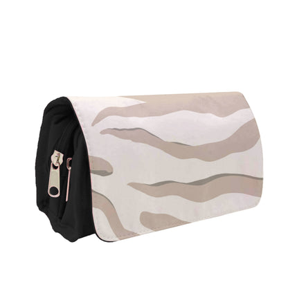 Neutral Tiger Print  Pencil Case