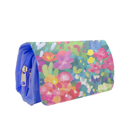 Colourful Floral Pattern Pencil Case