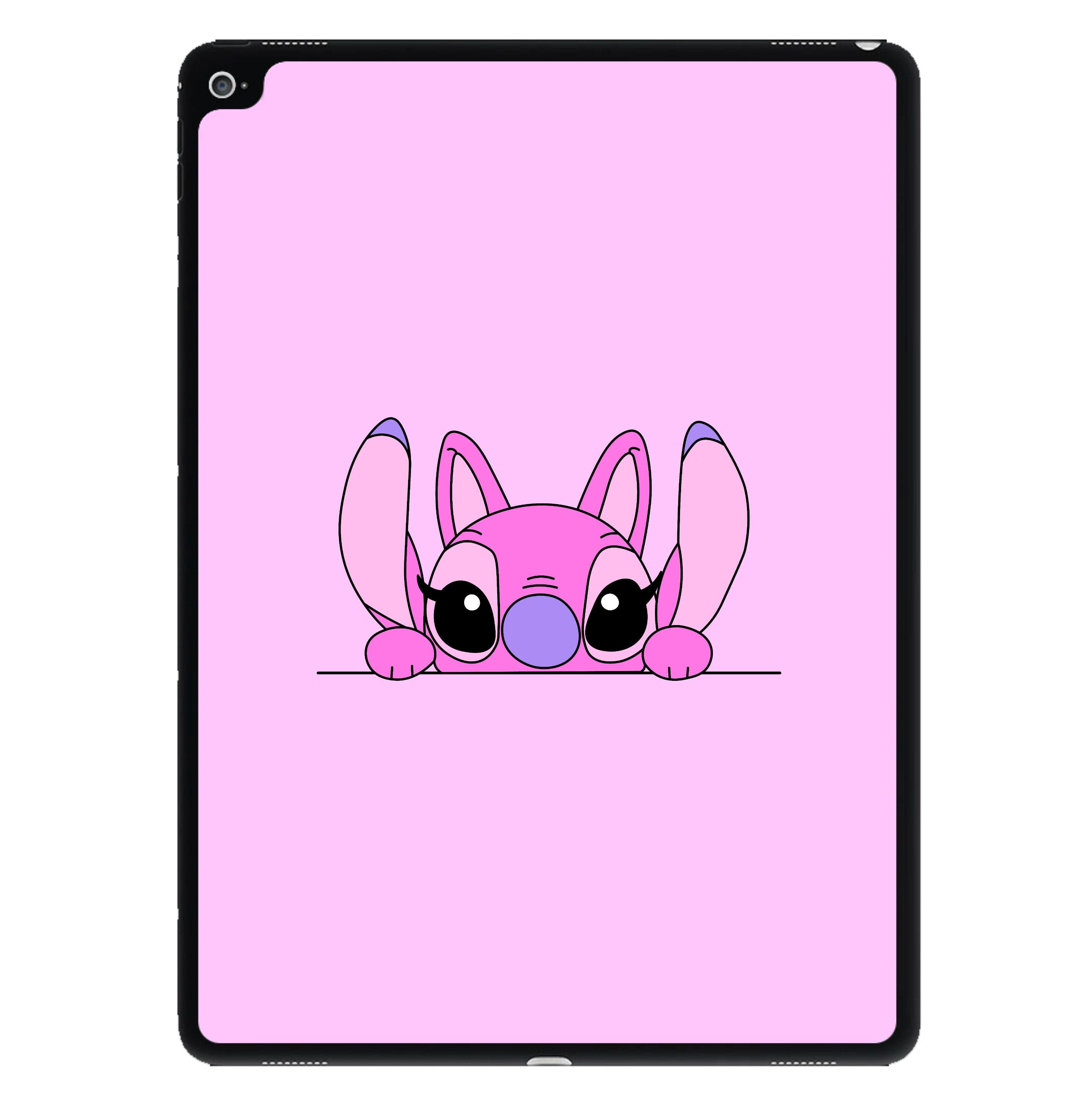 Angel Leaning - Pink Alien iPad Case