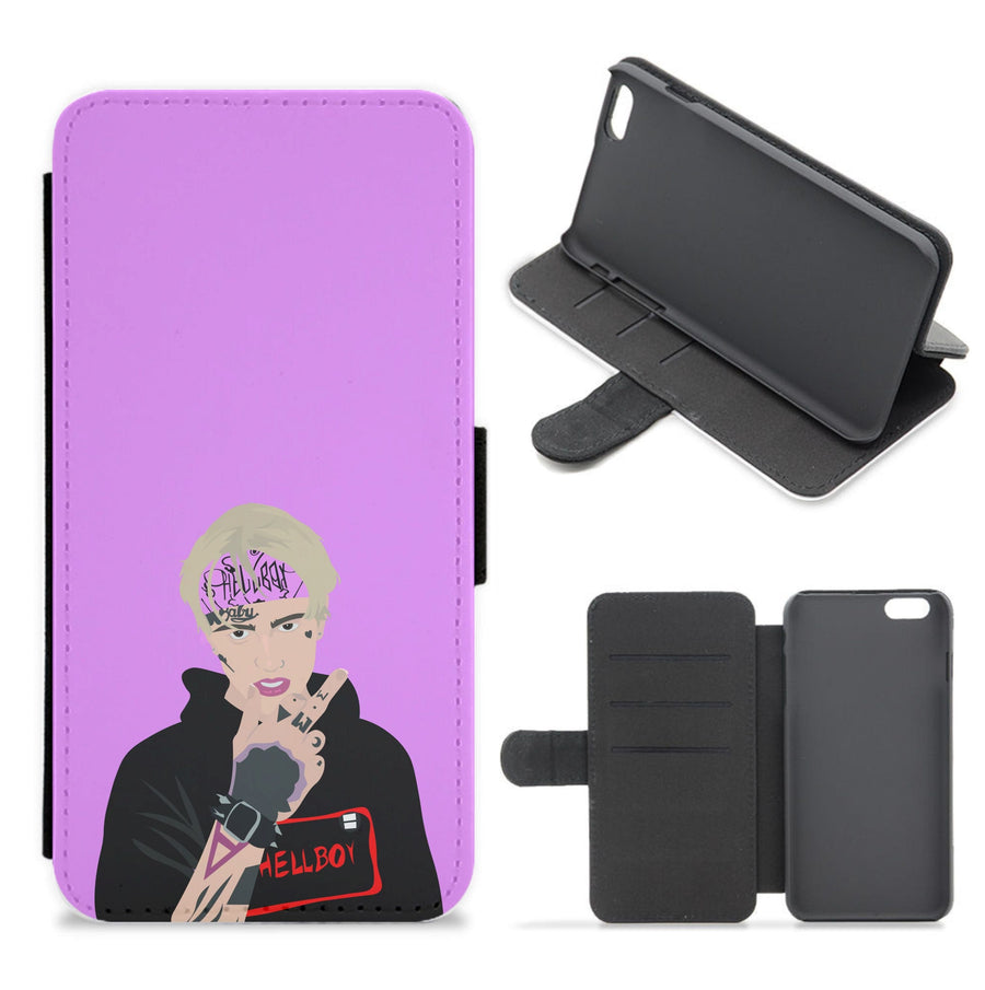 Pink Bandana - Lil Peep Flip / Wallet Phone Case
