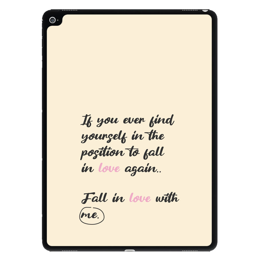 Fall In Love With Me - It Ends With Us iPad Case