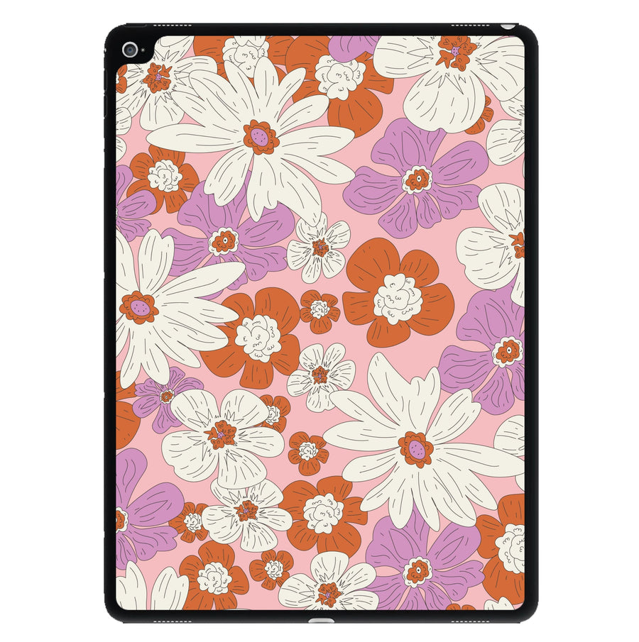 Retro Flowers - Floral Patterns iPad Case