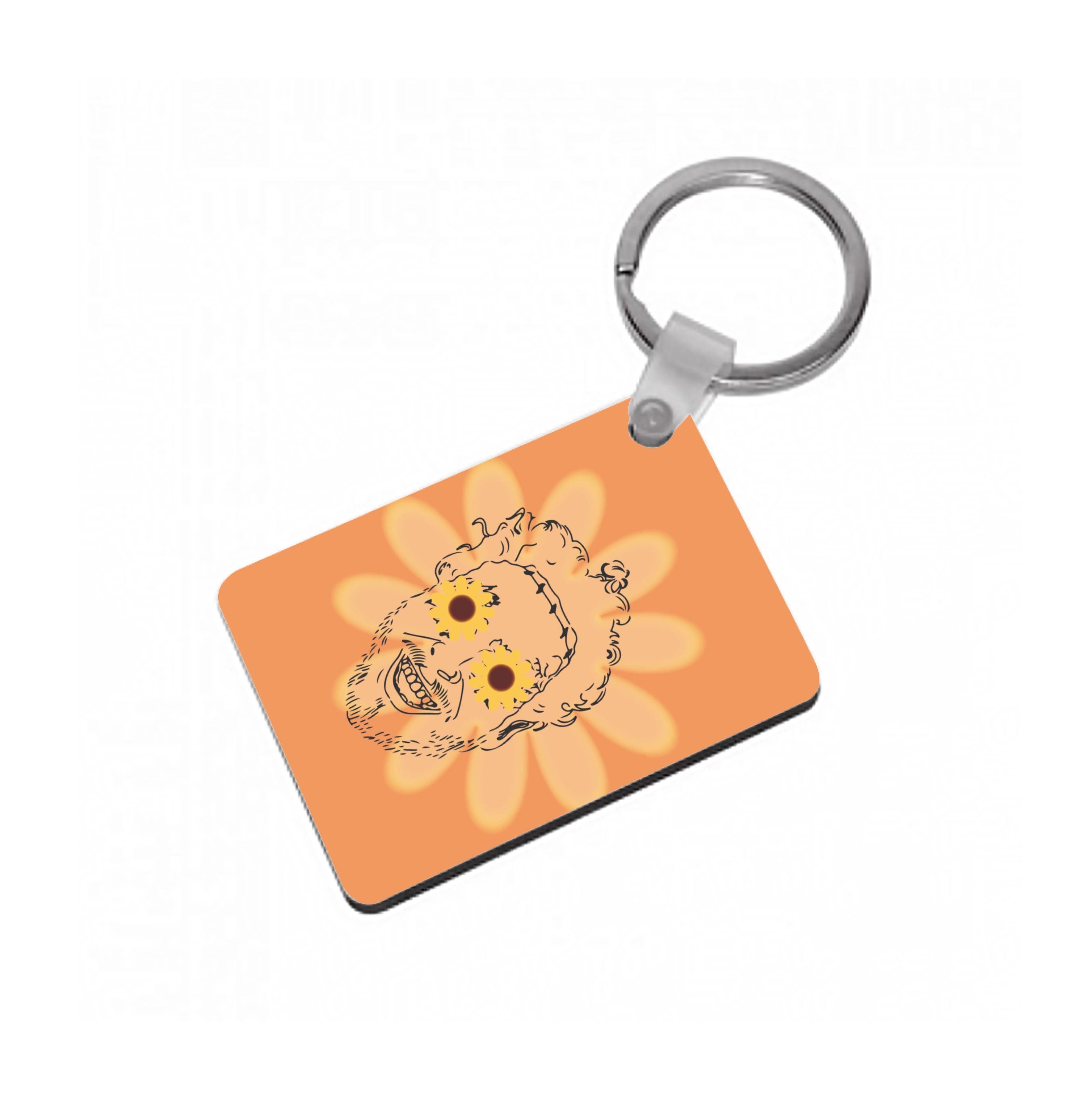 Flowers - Post Keyring