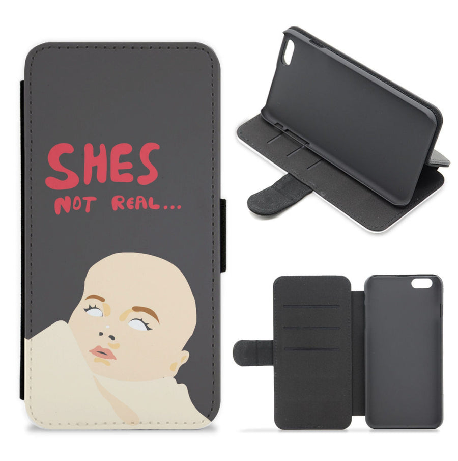Shes not real - Twilight Flip / Wallet Phone Case