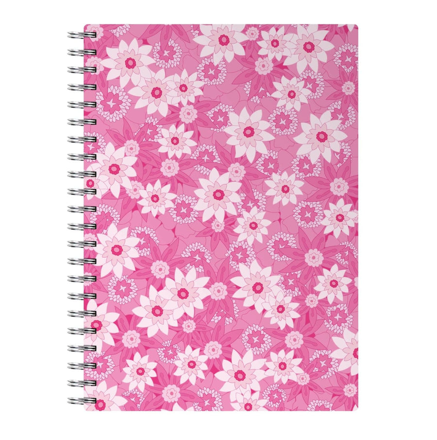Pink Flowers - Floral Patterns Notebook
