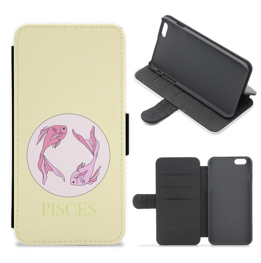 Pisces - Tarot Cards Flip / Wallet Phone Case