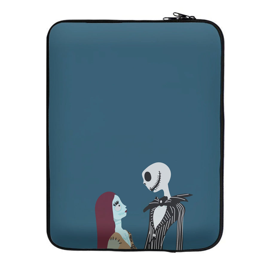 Sally And Jack Affection - Nightmare Before Christmas Laptop Sleeve