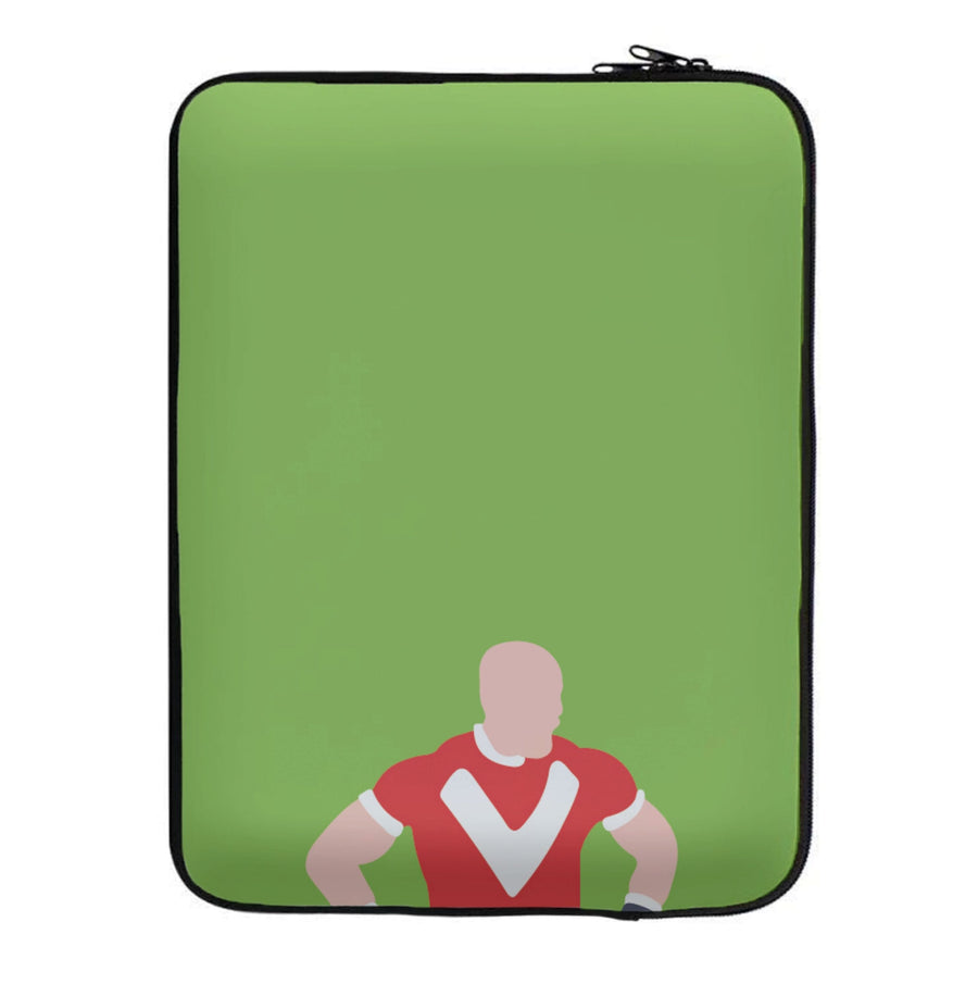 Gareth Thomas - Rugby Laptop Sleeve