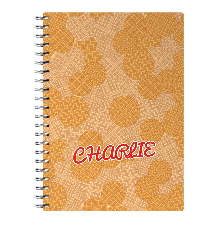 Waffles - Personalised Stranger Things Notebook
