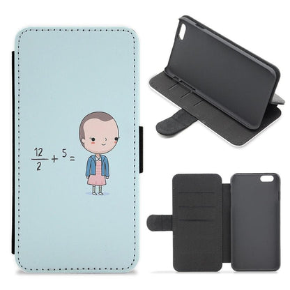 Eleven - Funny Stranger Things Pun Flip Wallet Phone Case - Fun Cases