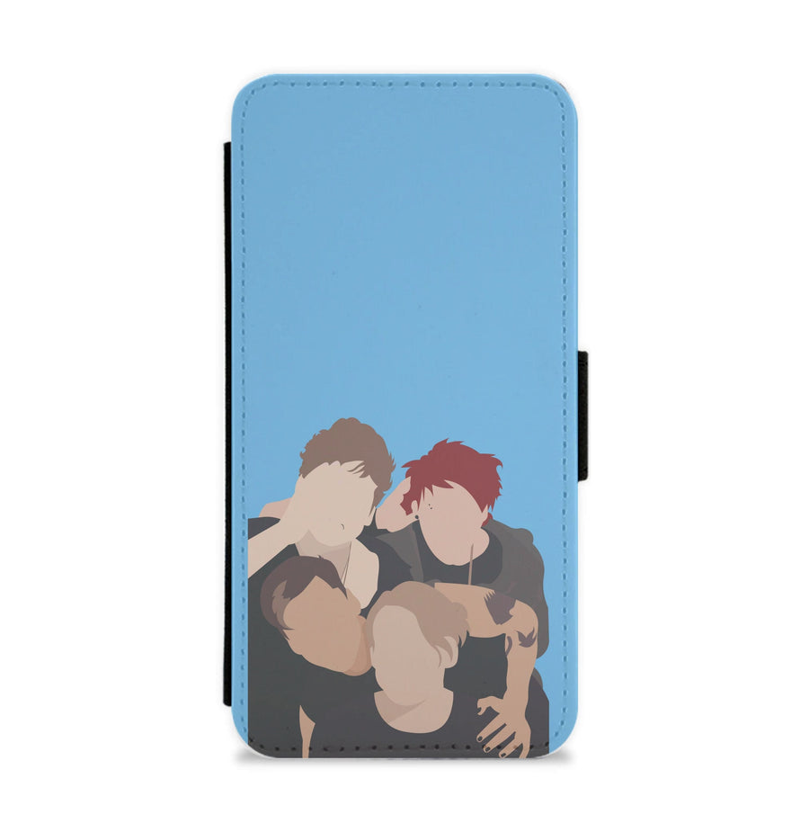 The Band - 5 Seconds Of Summer Flip / Wallet Phone Case
