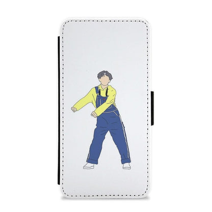 V Taehyung Meme Dance - BTS Flip Wallet Phone Case