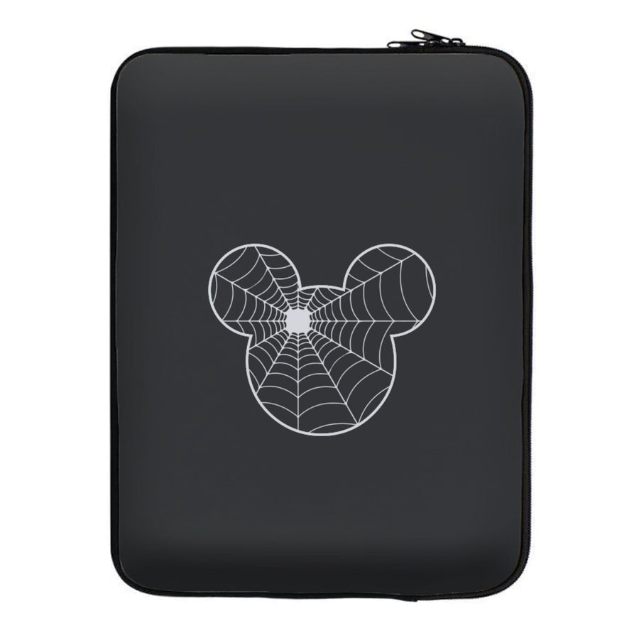 Mickey Mouse Spider Web - Halloween Laptop Sleeve