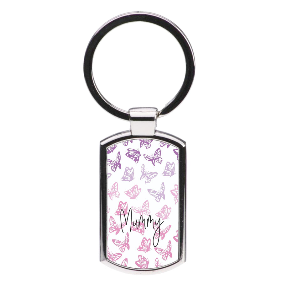 Mummy Butterflies - Mother's Day Luxury Keyring