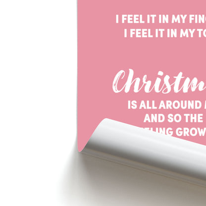 Christmas Is All Around Me Poster