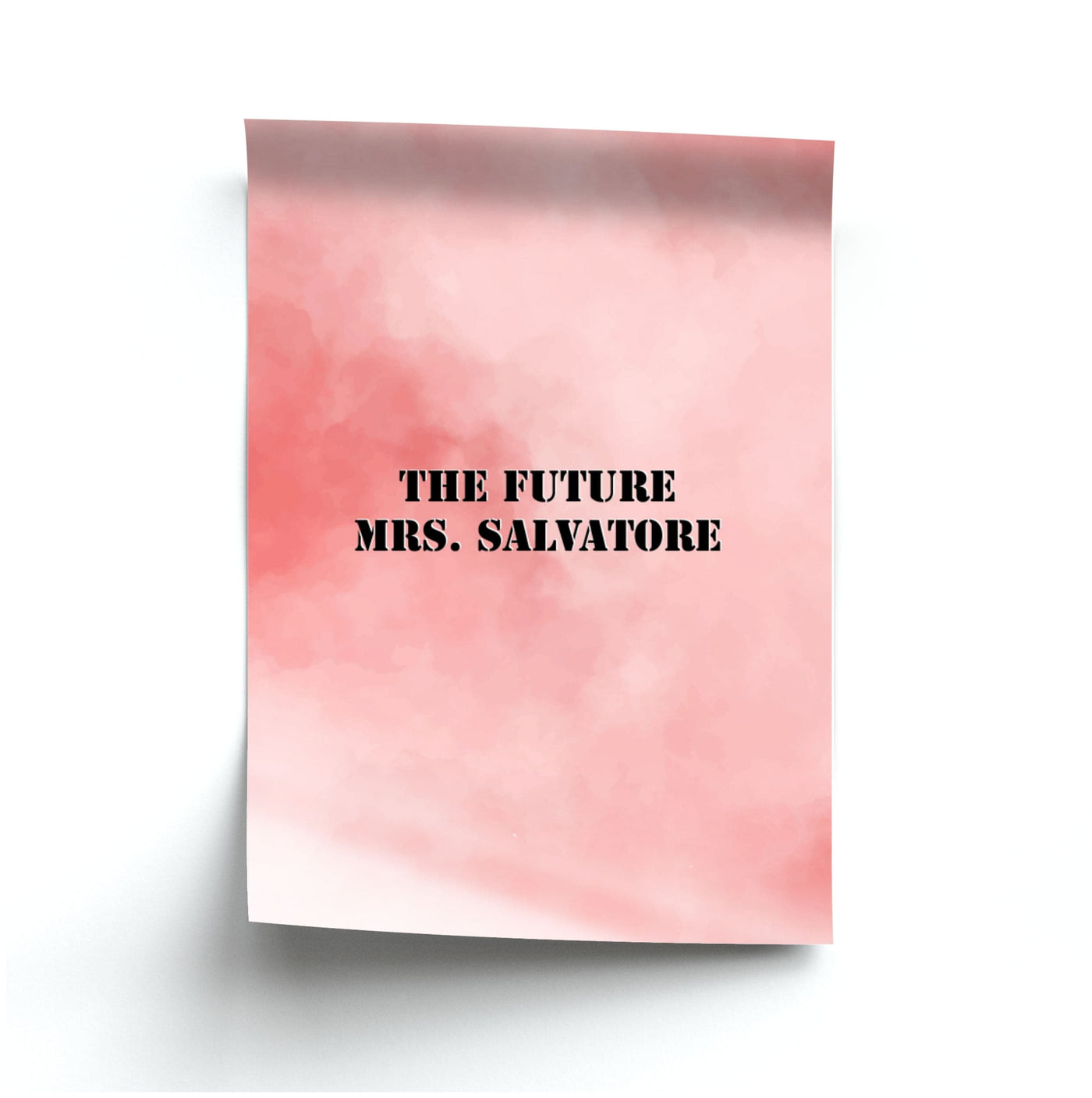 The Future Mrs Salvatore - Vampire Diaries Poster