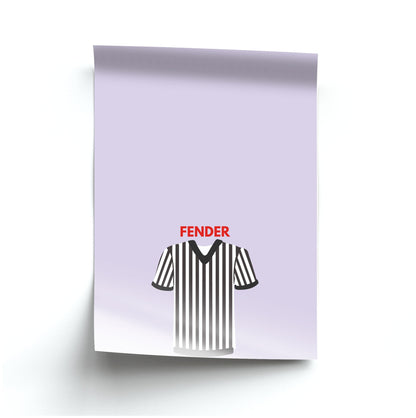 Newcastle - Fender Poster