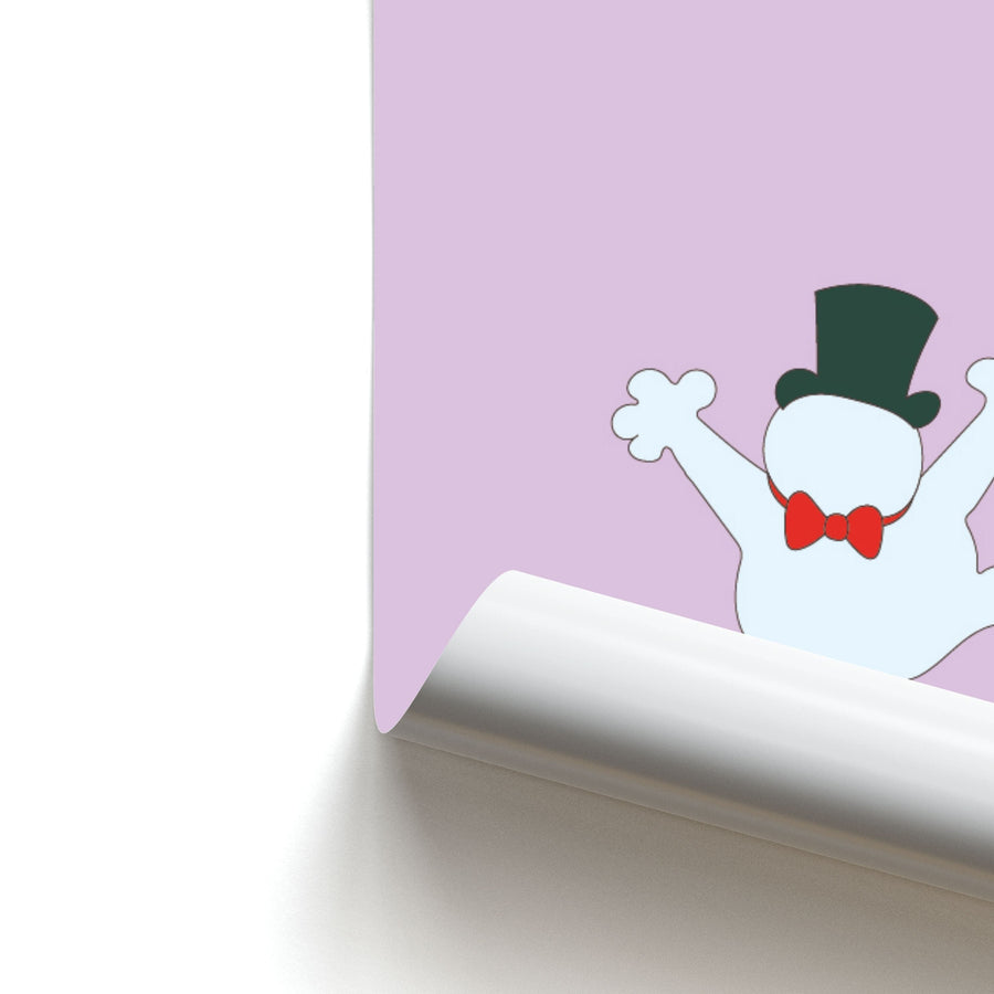 Outline - Frosty The Snowman Poster