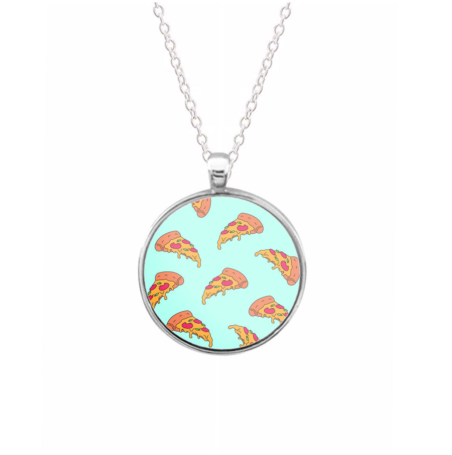 Pizza - Fast Food Patterns Necklace
