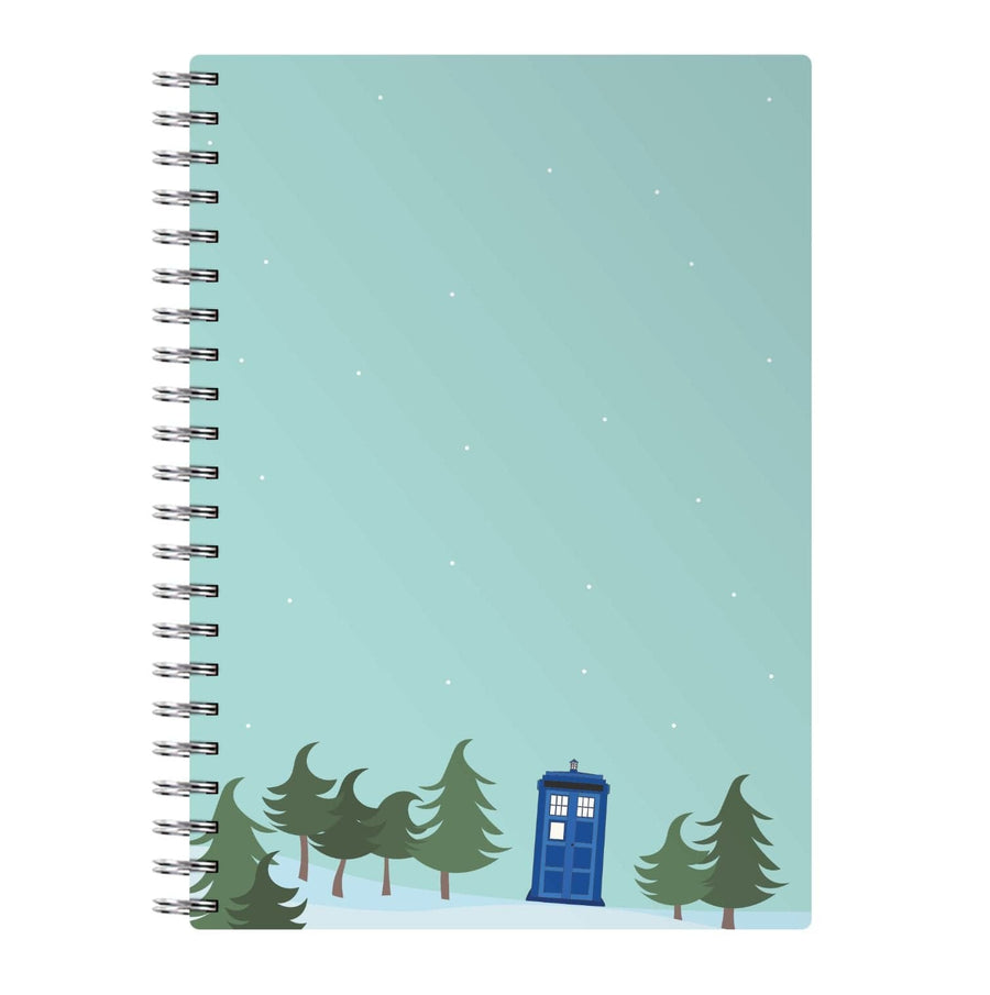 Christmas Tardis - Doctor Who Notebook