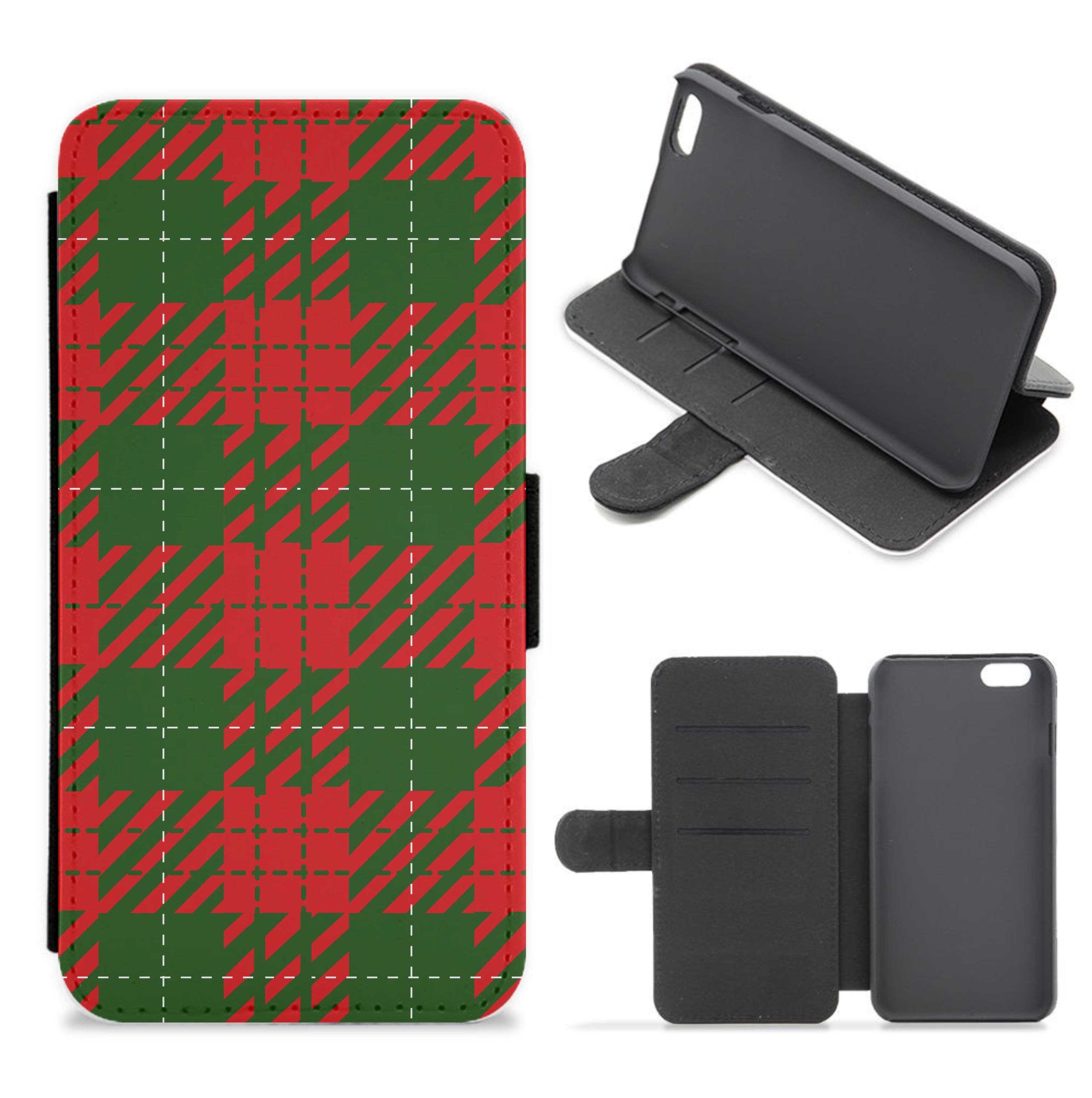 Wrapping - Christmas Patterns Flip / Wallet Phone Case