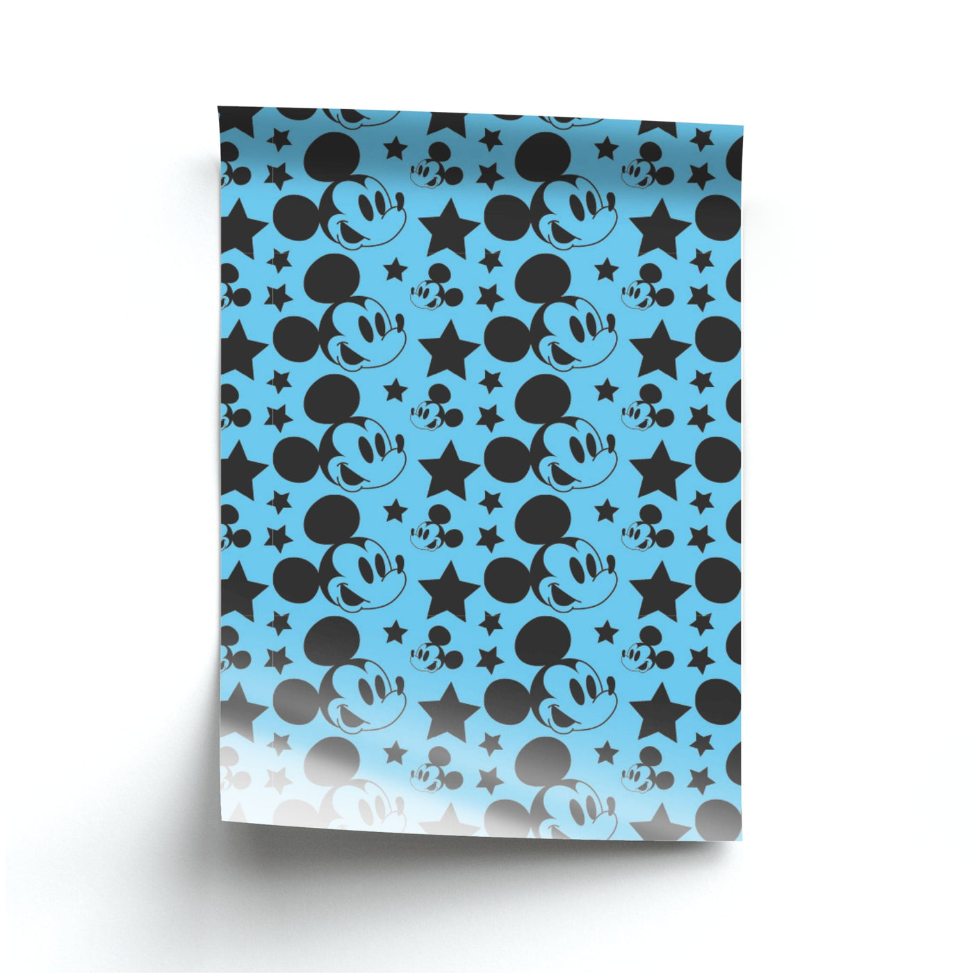 Mickey Mouse Pattern Poster