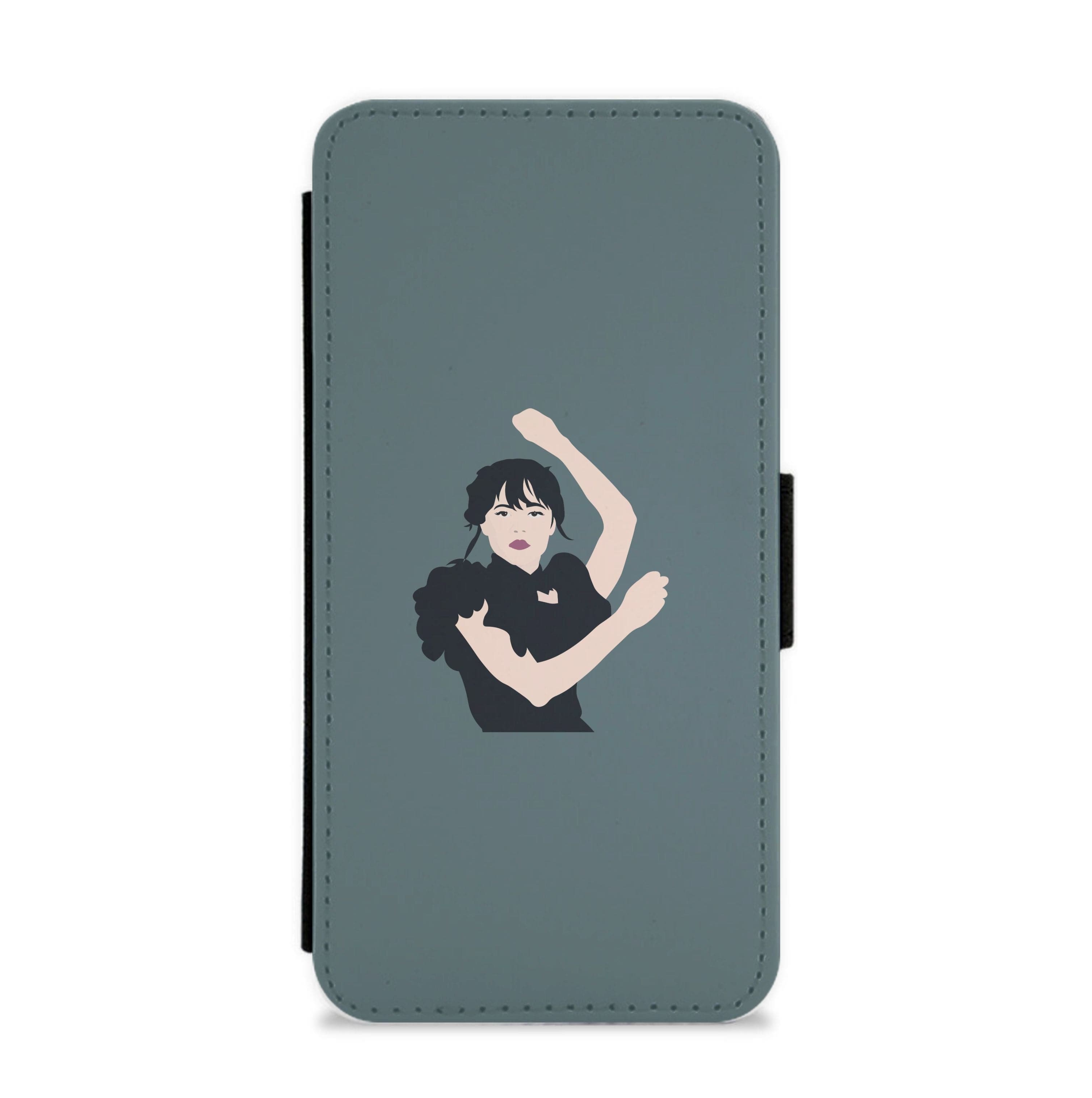 Dancing Wednesday Flip / Wallet Phone Case