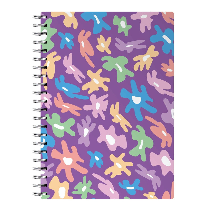 Abstract Flowers- Floral Patterns Notebook