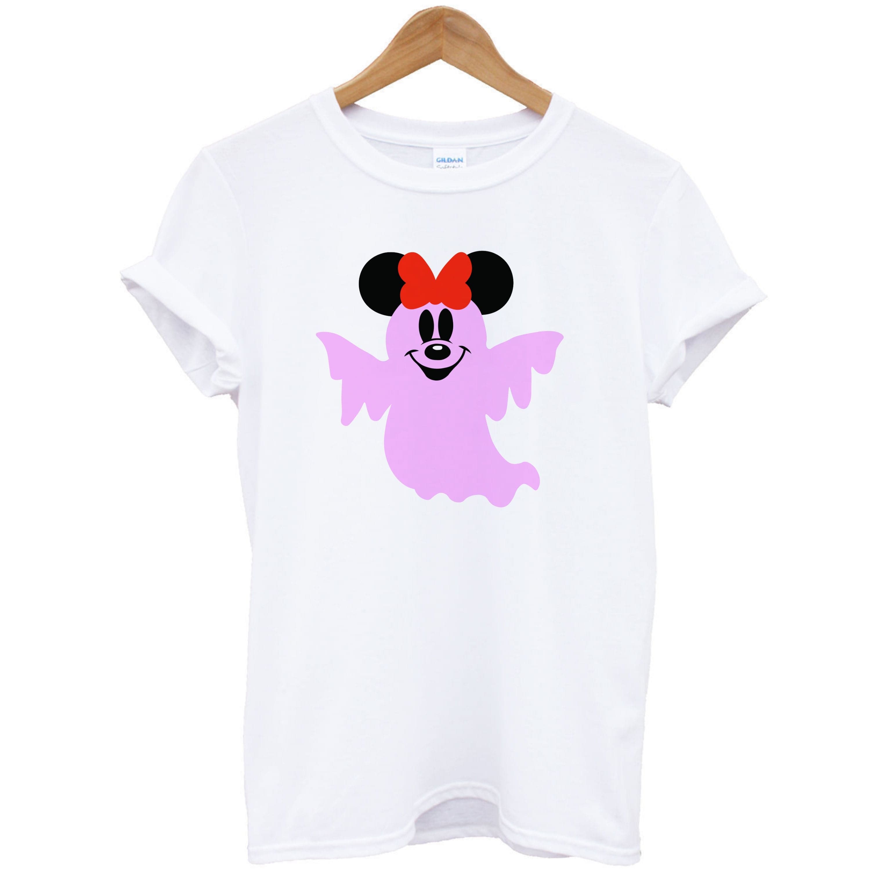 Female Mouse Ghost Halloween T-Shirt