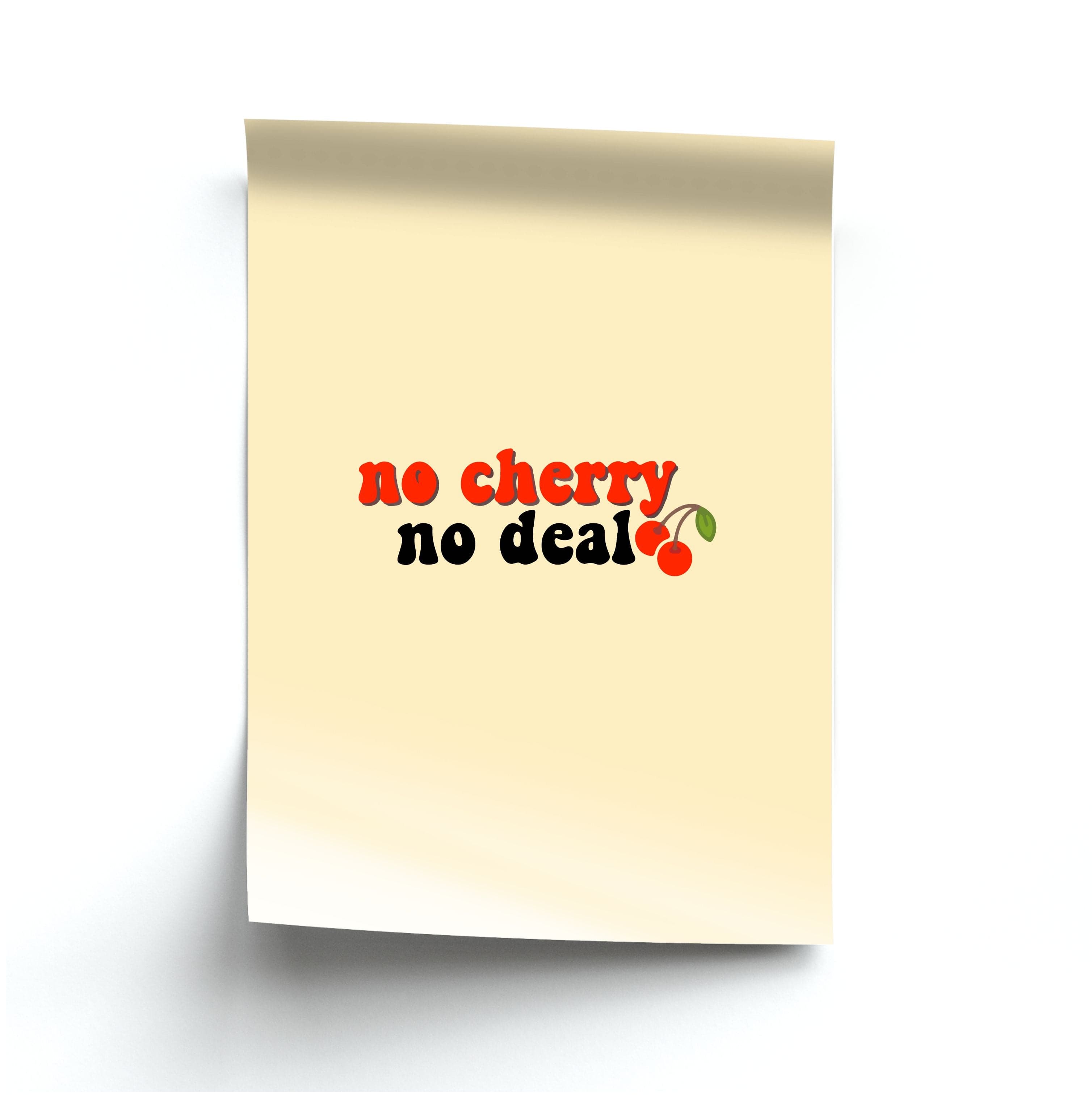 No Cherry No Deal Poster