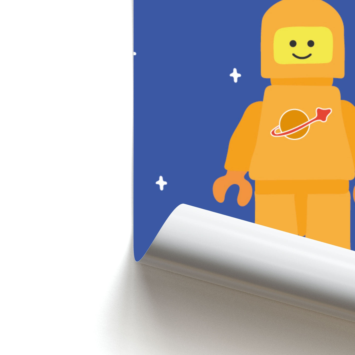 Astronaut - Bricks Poster