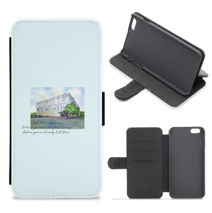 Dunder Building Flip / Wallet Phone Case