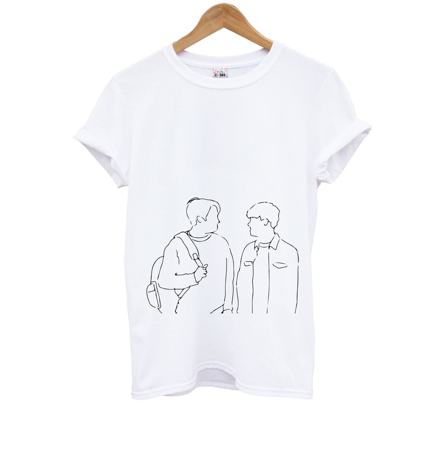 Outline - Heartstopper Kids T-Shirt