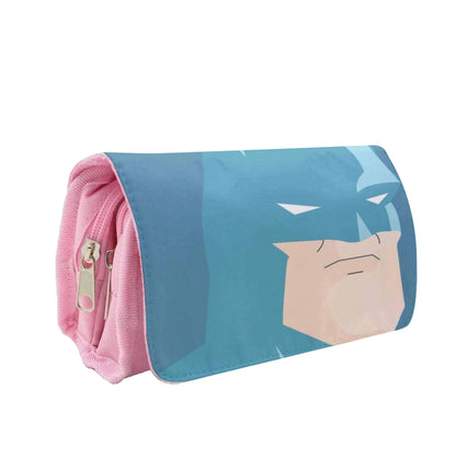 Blue Bat Superhero Pencil Case