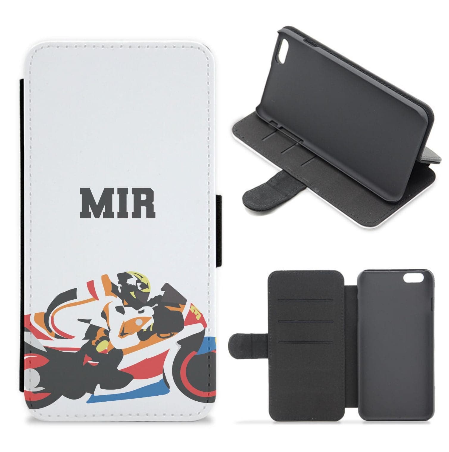 Mir - Motorbike Flip / Wallet Phone Case