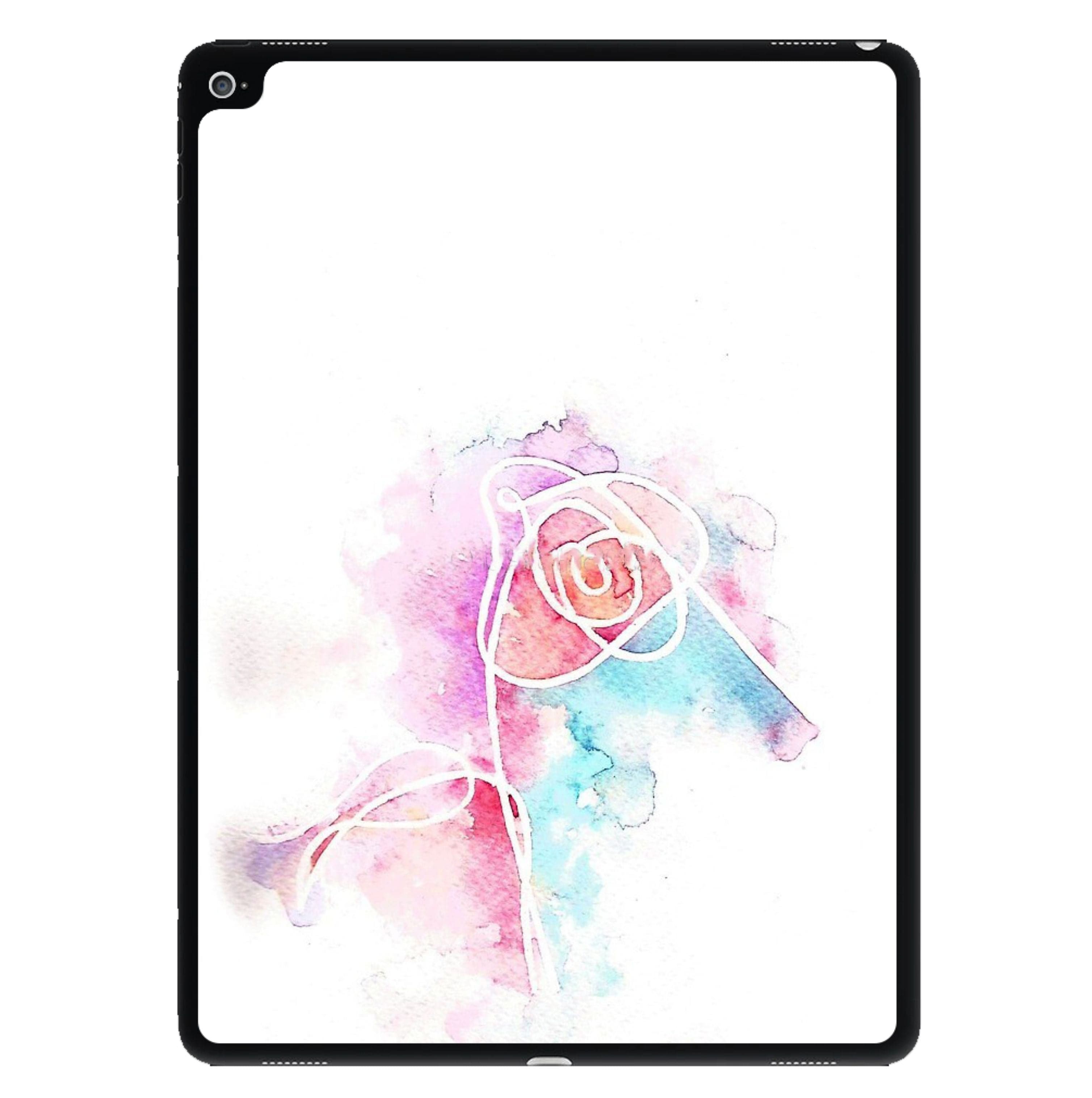 K-Pop Band Love Yourself Watercolour Painting iPad Case