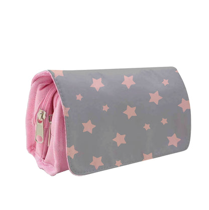 Rose Gold Star Pattern Pencil Case