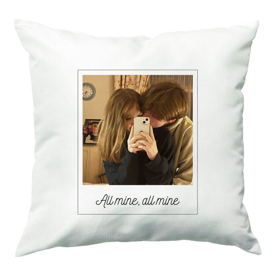 All Mine, All Mine - Personalised Couples Cushion