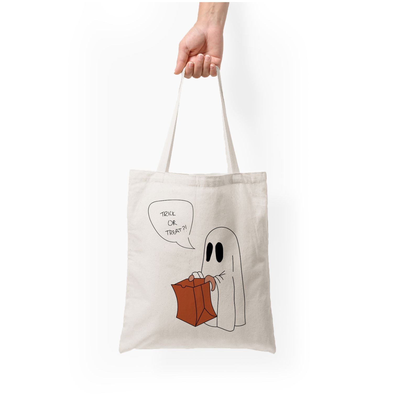 Trick Or Treat Ghost - Halloween Tote Bag