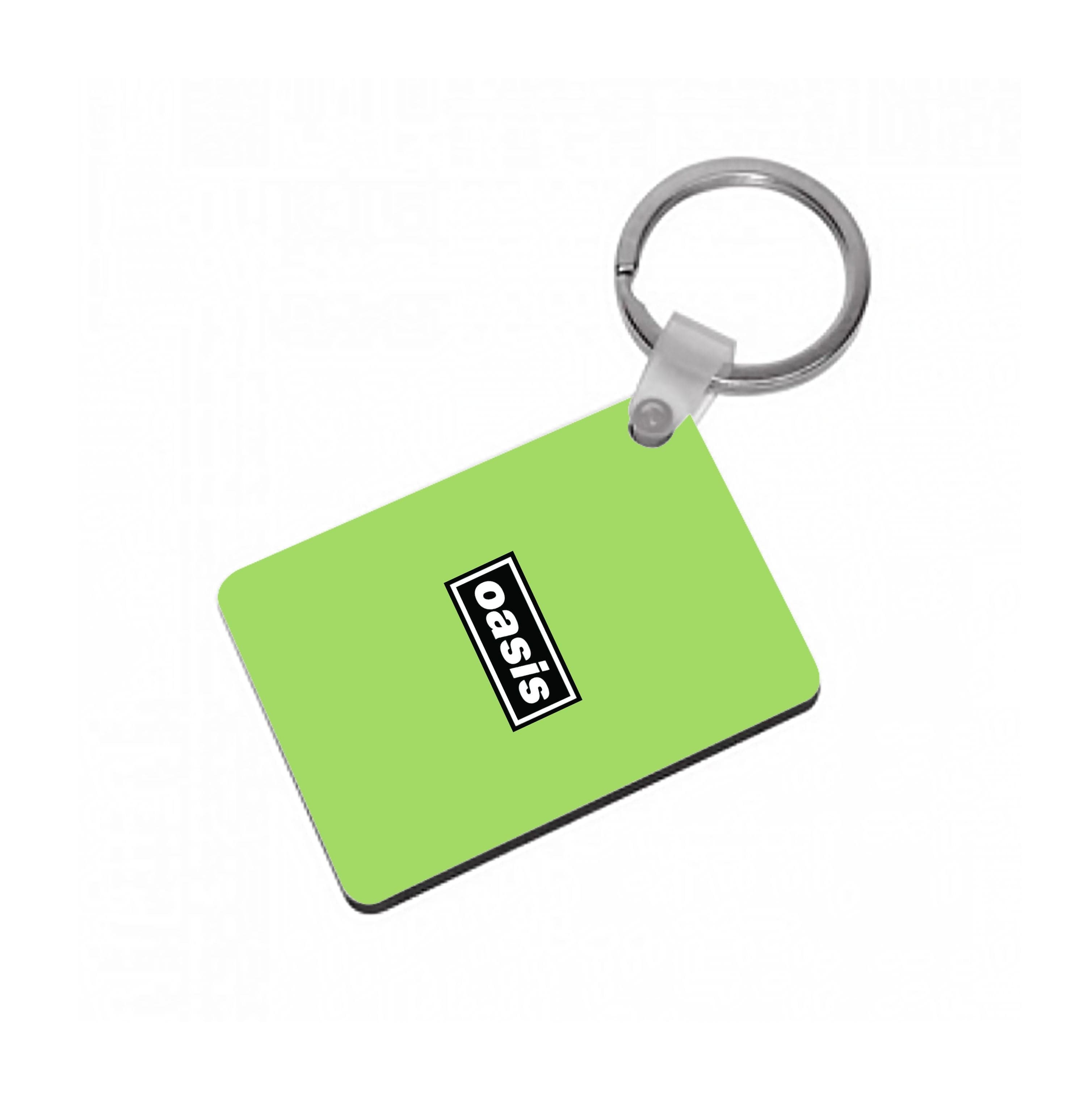 Band Name Green Keyring