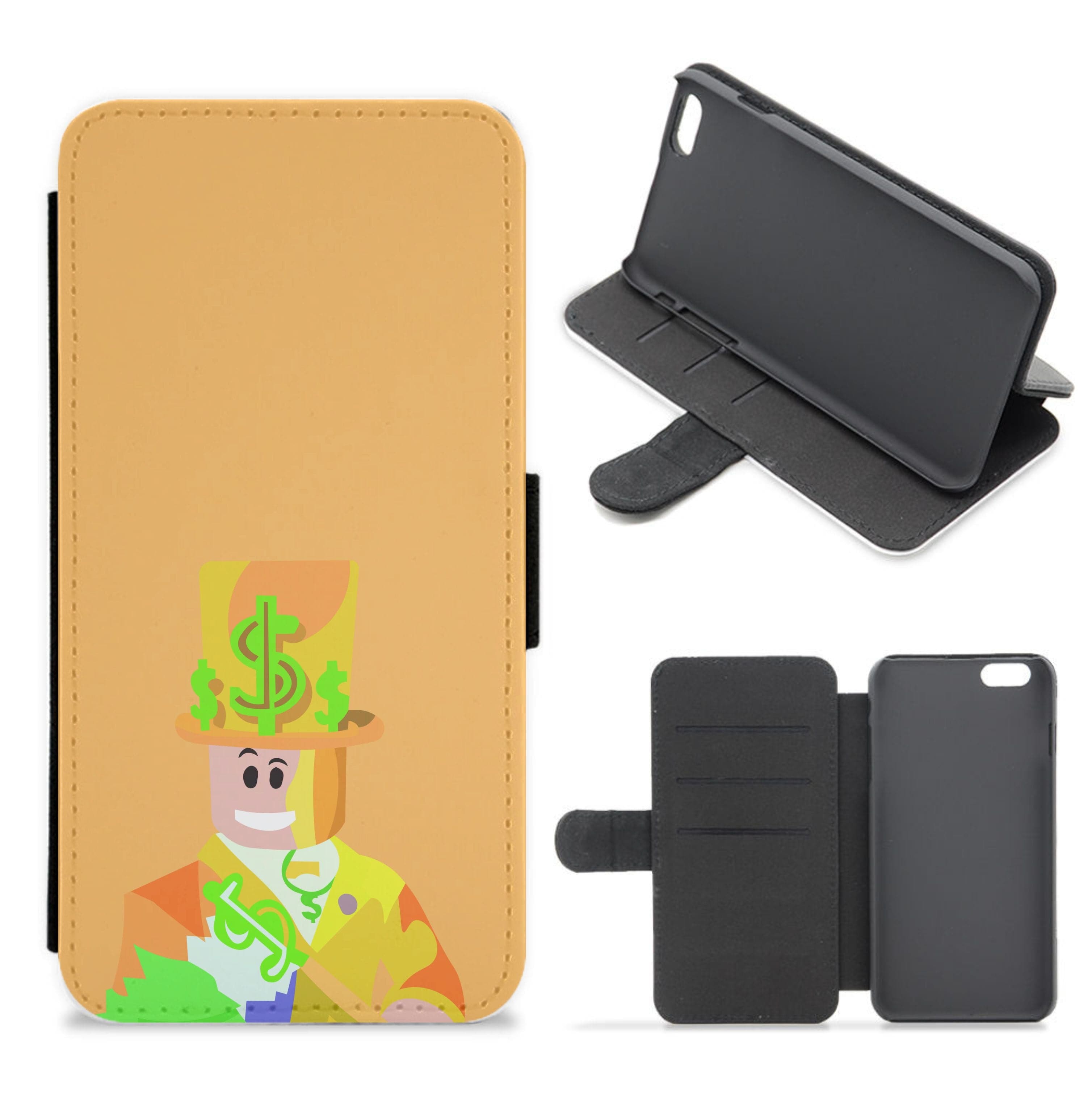 Character Money Flip / Wallet Phone Case