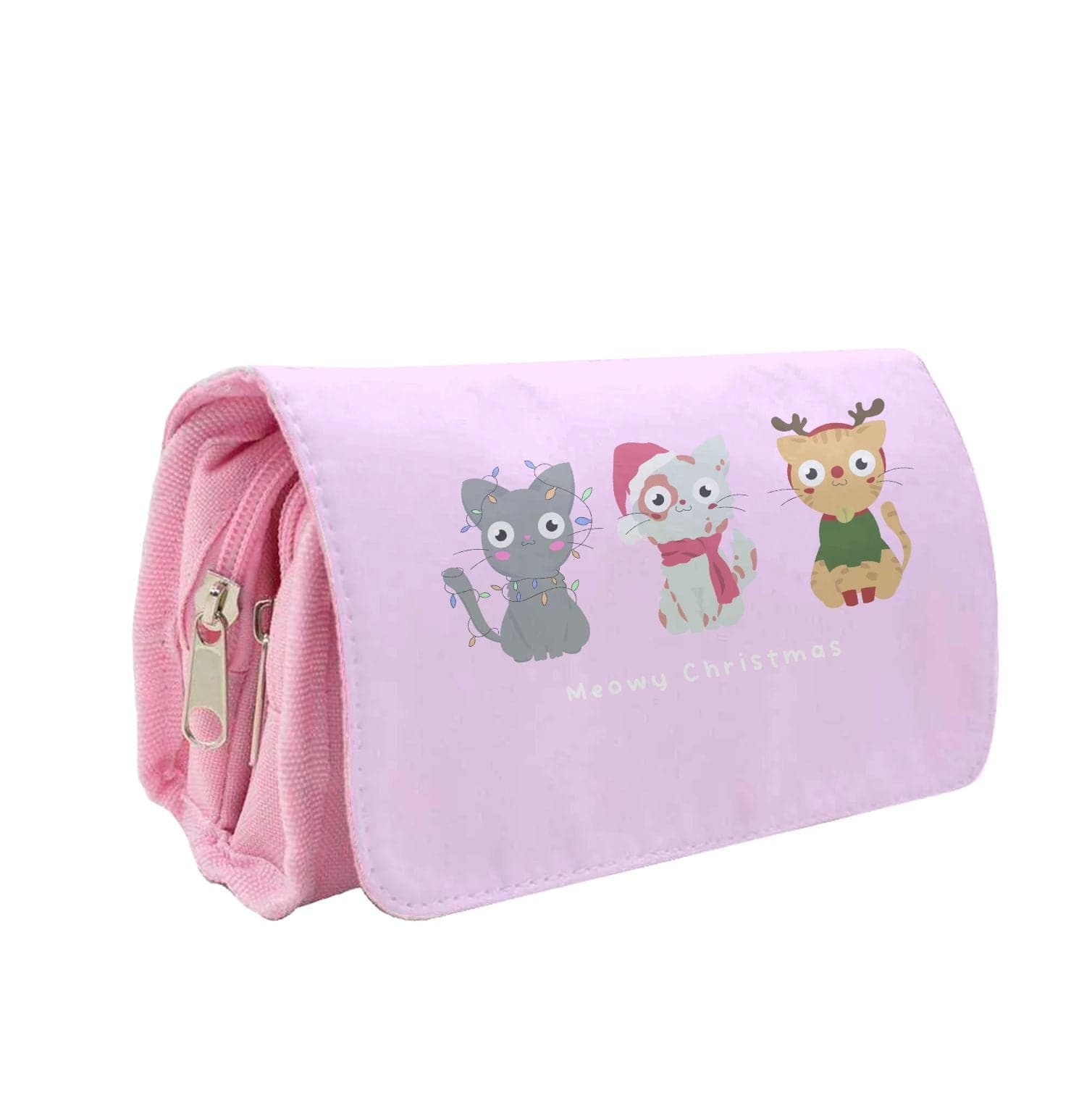 Meowy Christmas  Pencil Case