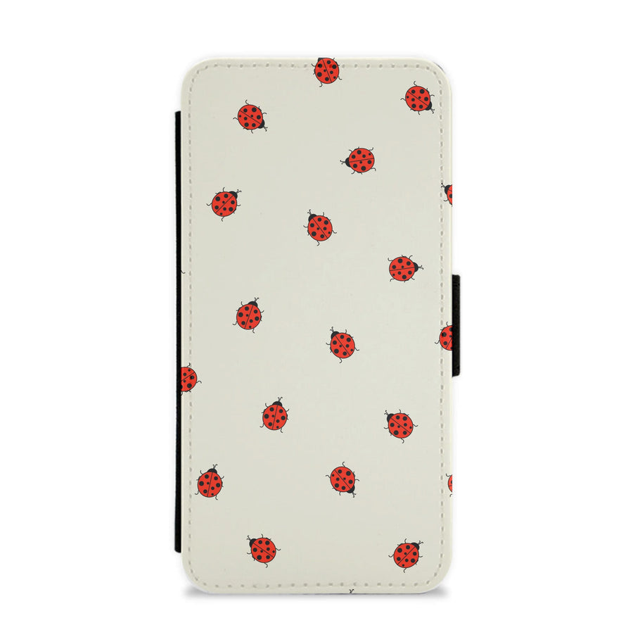Ladybirds - Spring Patterns Flip / Wallet Phone Case