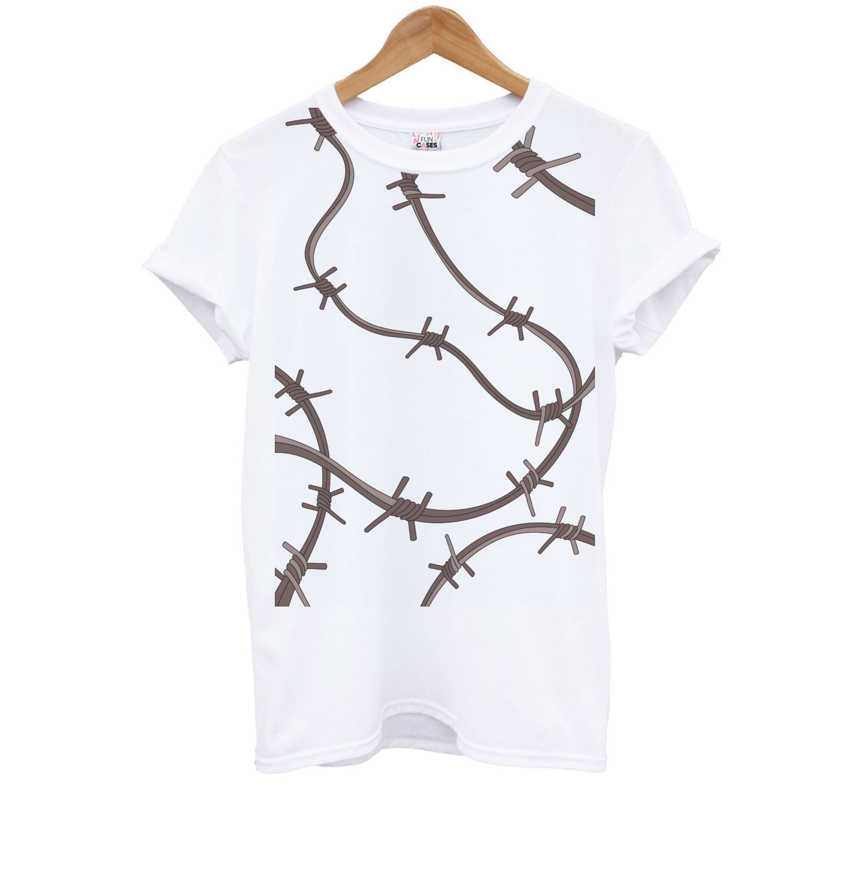 Barbed Wire - Post Kids T-Shirt